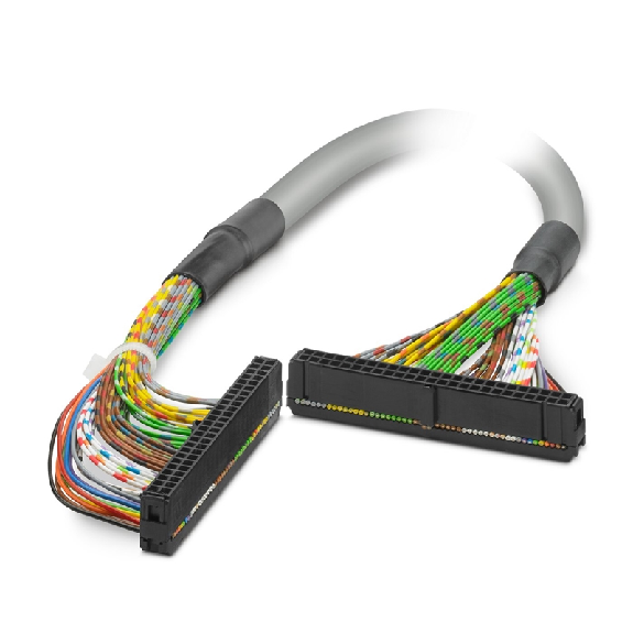 Câble équipé de 2 connecteurs femelles 50 pôles, 4m - FLK 50/EZ-DR/ 400/KONFEK Câble équipé de 2 connecteurs femelles 50 pôles, 4m - FLK 50/EZ-DR/ 400/KONFEK-Lire la description