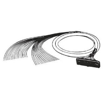 Câble E/S, 3 m, entre MIL40 et fils libres - XW2Z-0300FN-L-Lire la description