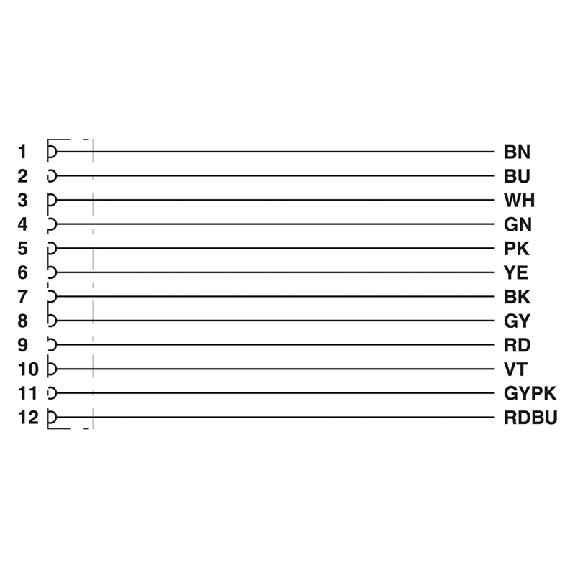 M12A Fem Droit 12; Câble PUR 12x0,14 Noir 5m - SAC-12P- 5,0-PUR/FS SCO M12A Fem Droit 12; Câble PUR 12x0,14 Noir 5m - SAC-12P- 5,0-PUR/FS SCO-Lire la description