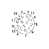 M12A Fem Droit 12; Câble PUR 12x0,14 Noir 5m - SAC-12P- 5,0-PUR/FS SCO M12A Fem Droit 12; Câble PUR 12x0,14 Noir 5m - SAC-12P- 5,0-PUR/FS SCO