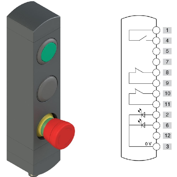 Boîtier de commande, 3 dispositifs, IP65 - BN AC3ZA31-Leggi tutto