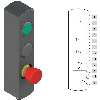 Boîtier de commande, 3 dispositifs, IP65 - BN AC3ZA31