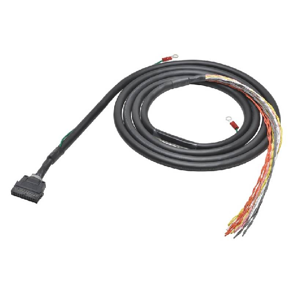 Câble avec connecteur et extrémité libre, 2m - XW2Z-RA200C Câble avec connecteur et extrémité libre, 2m - XW2Z-RA200C-Lire la description