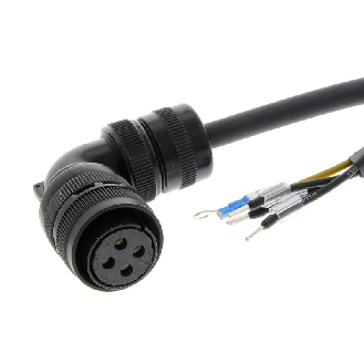 Câble d'alim pour servomoteurs G5 sans frein, 0,9-1,5KW, 15m - R88A-CAGB015SR-E-Lire la description