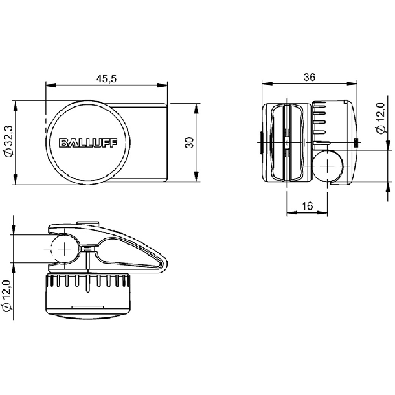 Système de montage flexible pour le logement de barres Ø12 mm, zinc - BMS CCJ-M-D12-B-01 (BAM024R) Système de montage flexible pour le logement de barres Ø12 mm, zinc - BMS CCJ-M-D12-B-01 (BAM024R)-Lire la description