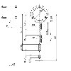 Ressort anti-rotation à un bras, fixation ø65,5281 mm, vis M4 - Kit de montage 008 Ressort anti-rotation à un bras, fixation ø65,5281 mm, vis M4 - Kit de montage 008