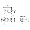Système de fixation, Logement de tiges Ø12 mm, Aluminium - BMS CC-M-D12-B-00 (BAM002Z) Système de fixation, Logement de tiges Ø12 mm, Aluminium - BMS CC-M-D12-B-00 (BAM002Z)