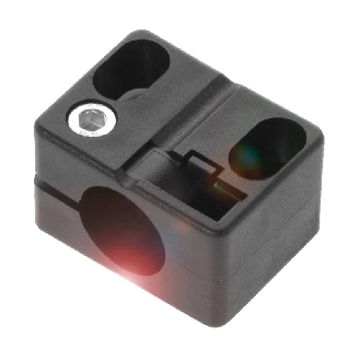 Bloc de serrage pour détecteurs Ø18mm et M18, 40x24x30mm, PA 6 - BES 18,0-KB-3 (BAM00F7)-Lire la description