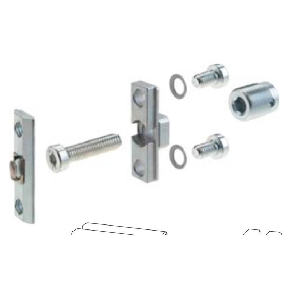 Kit de bride de fixation à écrou -L- charge statique Profilé S-40 - 4016500-Leggi tutto