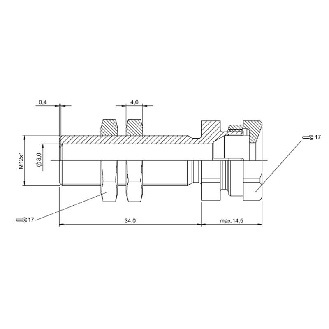 Suppport pour détecteur Ø8mm ou M08 - BES 08,0-KH-6L (BAM00AN)-Lire la description