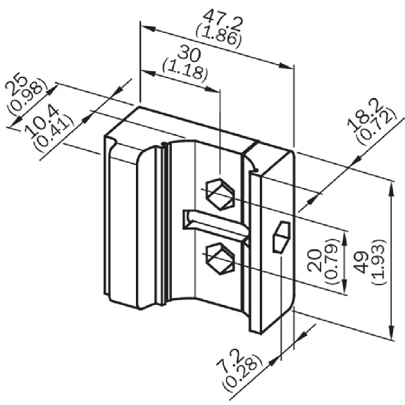 Kit de fixation QuickFix pour deTect 4 Core (4 pièces) - BEF-3SHABPKU4-Lire la description