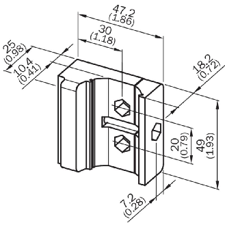Kit de fixation QuickFix pour deTect 4 Core (4 pièces) - BEF-3SHABPKU4-Lire la description