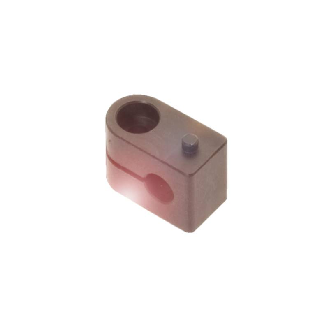 Bloc de serrage pour détecteur Ø5mm ou M5, PA 6, 17x12x9mm - BES 05,0-KB-1 (BAM0097)-Lire la description