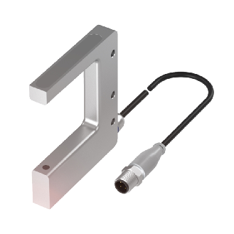 Fourche opt. U PNP E=50mm Prof=54mm Pot. IR LO/DO Inox / M12 4P - BGL 50F-007-00,2-S4 (BGL004M)-Lire la description