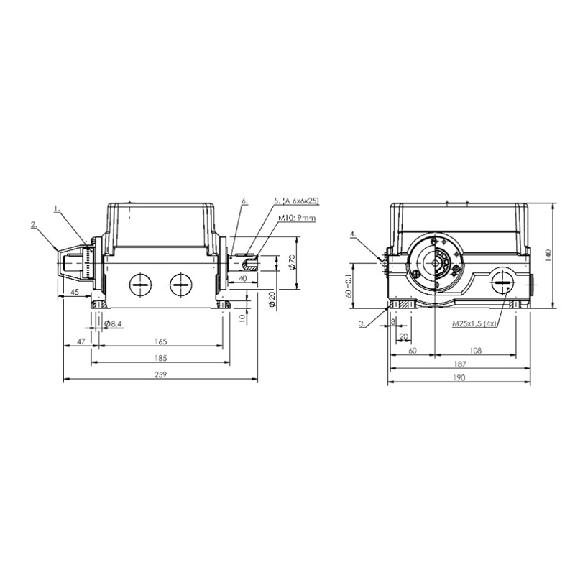 Mécanisme de commutation, Contact à ressort, 6x (BSE 44.0 ), Droite - BSW 819-493-06L3 (BSW000K)-Lire la description