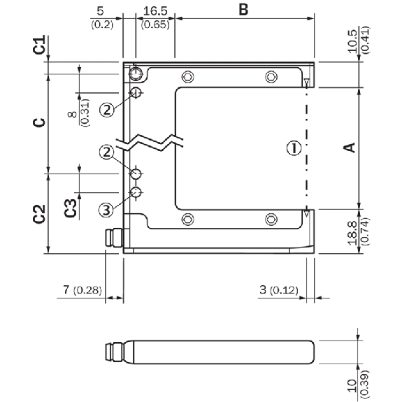 Fourche opt. U PNP/NPN E=80mm P=60mm LR LO/DO / M08 3P - WFE-080060B337 Fourche opt. U PNP/NPN E=80mm P=60mm LR LO/DO / M08 3P - WFE-080060B337-Lire la description
