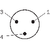 Fourche opt. U PNP/NPN E=80mm P=60mm LR LO/DO / M08 3P - WFE-080060B337