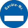 Inventaretikett Geräte-Nr., blau, Dokumentenfolie, selbstklebend, Ø 30mm, 18/Bogen Inventaretikett Geräte-Nr., blau, Dokumentenfolie, selbstklebend, Ø 30mm, 18/Bogen