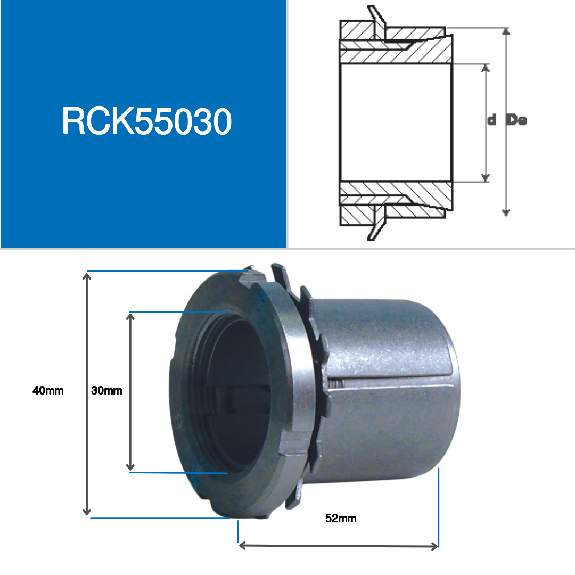 CMW - RCK55 diámetro del disco de contracción 30 X 40-Leer más