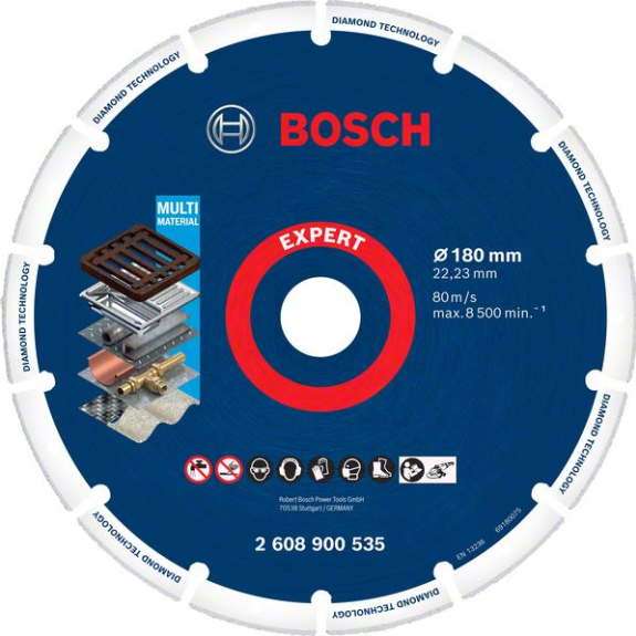 Disque  trononner Bosch EXPERT Diamond Metal Wheel, 180 x 22,23 mm-Lire la description