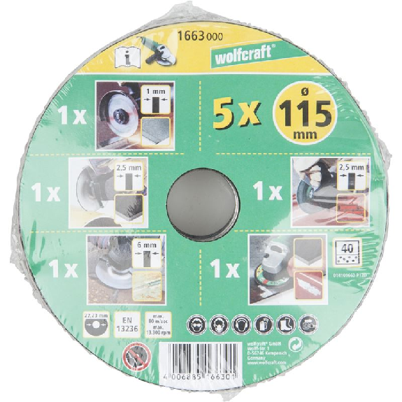 1 ensemble de base pour le broyeur angle Ø 115 mm-Lire la description