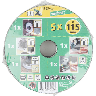 1 ensemble de base pour le broyeur angle Ø 115 mm-Lire la description