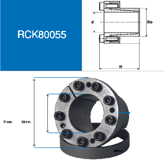 CMW - Disco termoretraibile RCK80 diametro 55 X 71-Leggi tutto