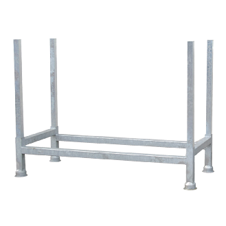 Schake Palette, verzinkt für Absperrgitter, 1500x875x575mm-Beschreibung lesen