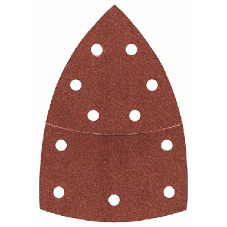 Feuille abrasive C430, 10 pièces, 102 x 62, 93 mm, 180, 11 trous-Lire la description