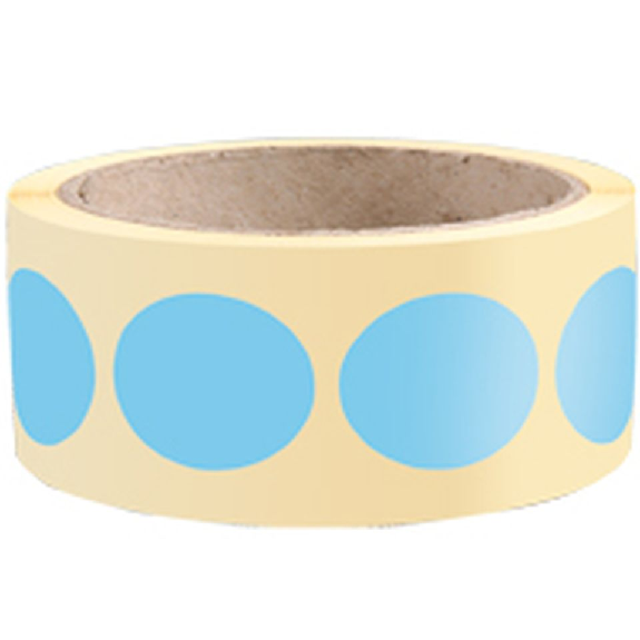 Markierungspunkt, blanko, hellblau, Haftpapier, ablösbar, Ø 25mm, 500/Rolle Markierungspunkt, blanko, hellblau, Haftpapier, ablösbar, Ø 25mm, 500/Rolle-Beschreibung lesen