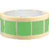 Organisationsetikett, beschriftbar, grün, Haftpapier, ablösbar, 25x25mm, 500/Rolle