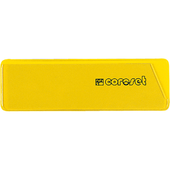 coroset magnetische Etikettenhalter, gelb, 97x30mm, 100/VE-Beschreibung lesen