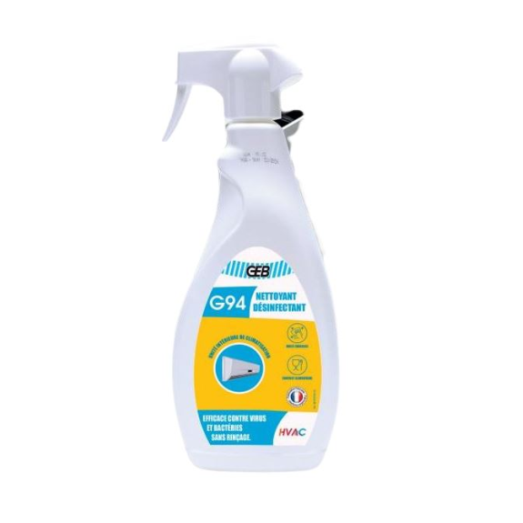 Nettoyant virucide désinfectant G94 pulvérisateur 750ml - GEB - 850500-Lire la description