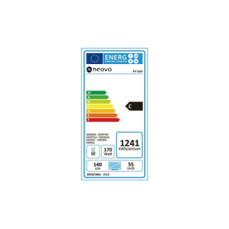 PF-55H AG Neovo, 55 Zoll (139,7cm) Einseitiges LCD-Display, 1920x1080, HDMI, schwarz, inkl. Fuß-Beschreibung lesen