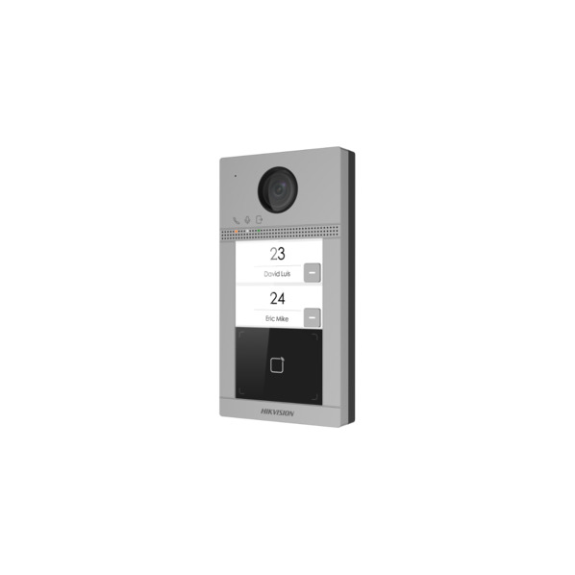 2-Knopf-Metall-Villa-Türstation DS-KV8213-WME1 (aufputz)-Beschreibung lesen