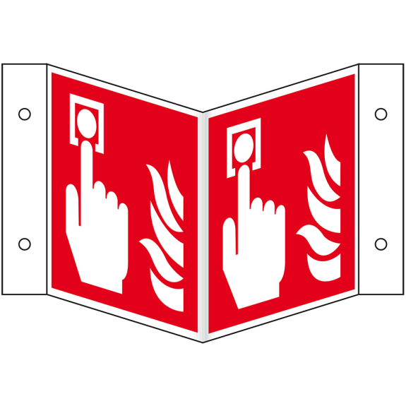 Brandschutz-Nasenschild Brandmelder, Kunststoff, 200x200mm, ASR A1.3, DIN EN ISO 7010 F005 Brandschutz-Nasenschild Brandmelder, Kunststoff, 200x200mm, ASR A1.3, DIN EN ISO 7010 F005-Beschreibung lesen