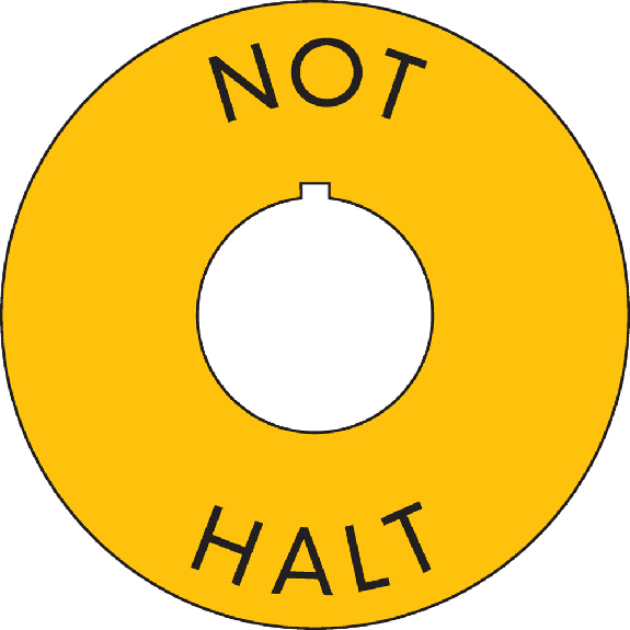 NOT-HALT-Kontrastunterlage mit Nase, RoHS konform, Folie, selbstklebend, Ø 60/22,5mm NOT-HALT-Kontrastunterlage mit Nase, RoHS konform, Folie, selbstklebend, Ø 60/22,5mm-Beschreibung lesen