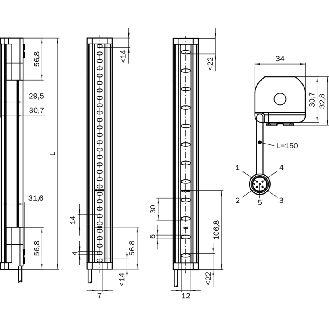 Barrière immatérielle de sécurité IP67-Lire la description