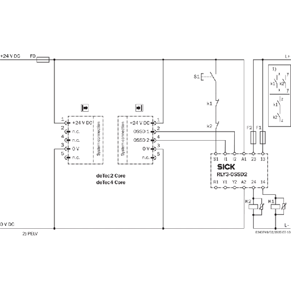 Barrière sécurité T2 (R) H=0750mm Rés=14mm P=15m IP67 - C2C-EA07510A10000 Barrière sécurité T2 (R) H=0750mm Rés=14mm P=15m IP67 - C2C-EA07510A10000-Lire la description