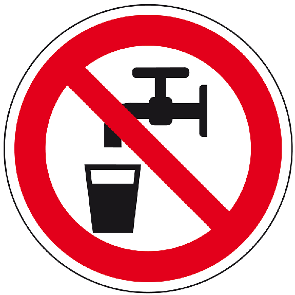 Verbotsschild Kein Trinkwasser, praxisbewährt, Folie, selbstklebend, Ø 50mm, BGV A8 Verbotsschild Kein Trinkwasser, praxisbewährt, Folie, selbstklebend, Ø 50mm, BGV A8-Beschreibung lesen