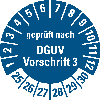 Prüfplakette gepr.n.DGUV Vorschrift 3,25-30,blau,Folie,selbstkl.,Ø 30mm,500/ROL Prüfplakette gepr.n.DGUV Vorschrift 3,25-30,blau,Folie,selbstkl.,Ø 30mm,500/ROL