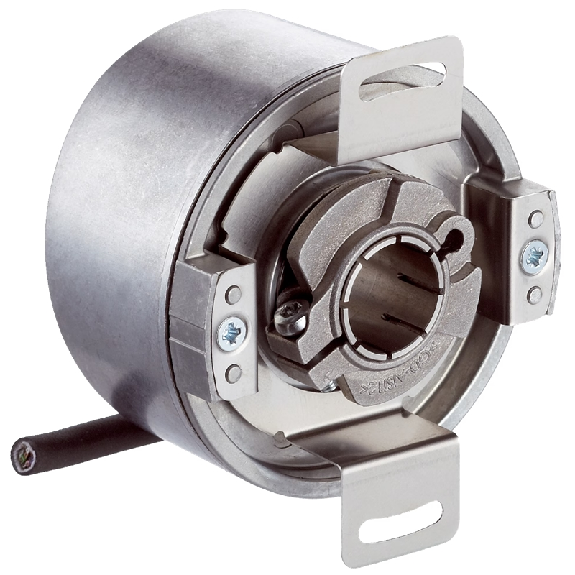 Codeur inc. Ø60mm Axe trav. 10mm 05000i/t 10-32V HTL/Push pull c1.5m - DFS60B-TDEK05000-Lire la description