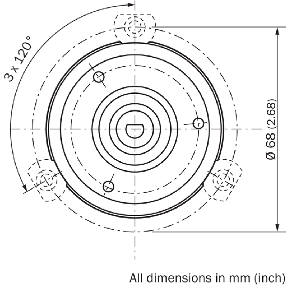 Codeur incrémental Ø60mm avec axe plein 6mm-Lire la description