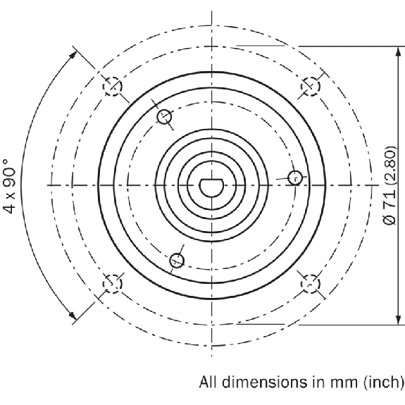Codeur inc. Ø60mm Axe plein 6mm 2000i/t 5V TTL/RS232 M23 12P - DBS60E-S1AA02000-Lire la description