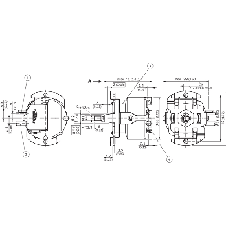 Codeur absolu monotour feedback moteur HIPERFACE DSL - EKS36-0KF0B018A-Lire la description