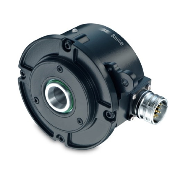 Codeur inc. Ø97mm Axe conique 17mm 1024i/t 9-30Vdc HTL M23 12P - HOG9 DN 1024 I 17K-Lire la description