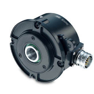 Codeur inc. Ø97mm Axe conique 17mm 1024i/t 9-30Vdc HTL M23 12P - HOG9 DN 1024 I 17K-Lire la description