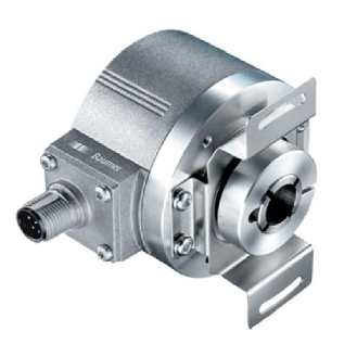 Codeur inc. Ø58mm Axe creux 10mm 01024i/t PROG TTL/RS422 M23 12P IP67 - EIL580P-BT10.7FF.01024.B-Lire la description