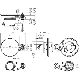 Roue de mesure incrémentale - DUV60E-32KFBADA-Lire la description