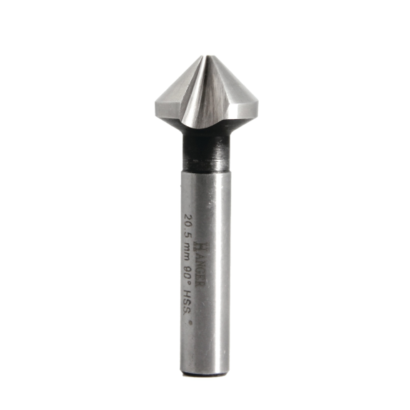 Fraise à chanfreiner HSS 3 dents diamètre 124 mm  - 154124-Lire la description